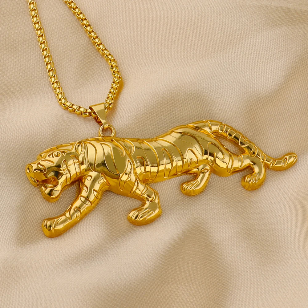 Hip Hop Punk Style chains for man gold Plated Stainless Steel Pendant Exquisite Necklace Classic Ideal Men's Gift for Daily Gift