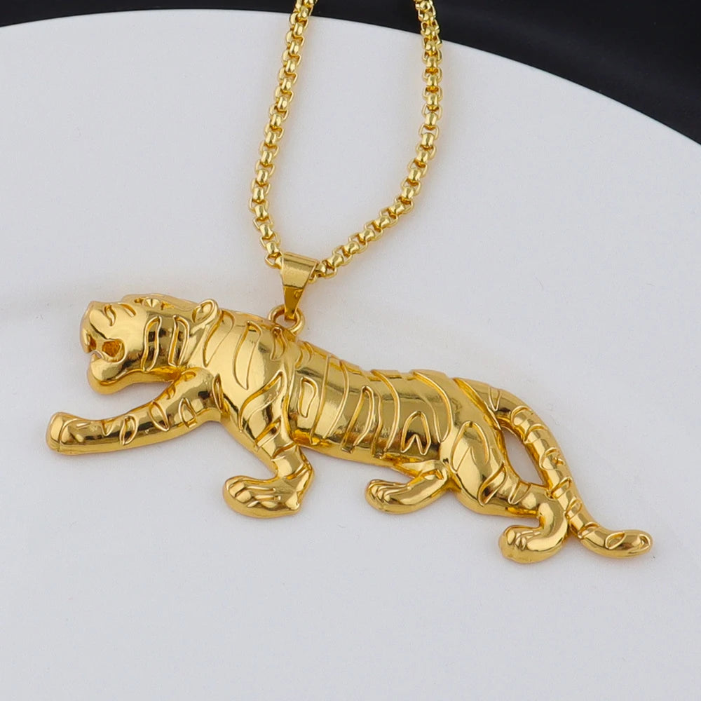 Hip Hop Punk Style chains for man gold Plated Stainless Steel Pendant Exquisite Necklace Classic Ideal Men's Gift for Daily Gift