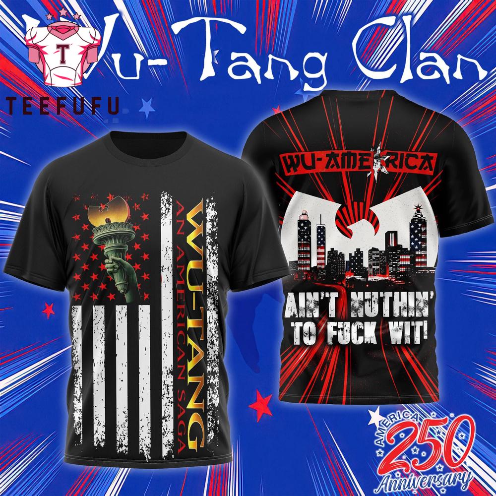 Wu Tang Clan 250th Years Of America 3D T Shirt
