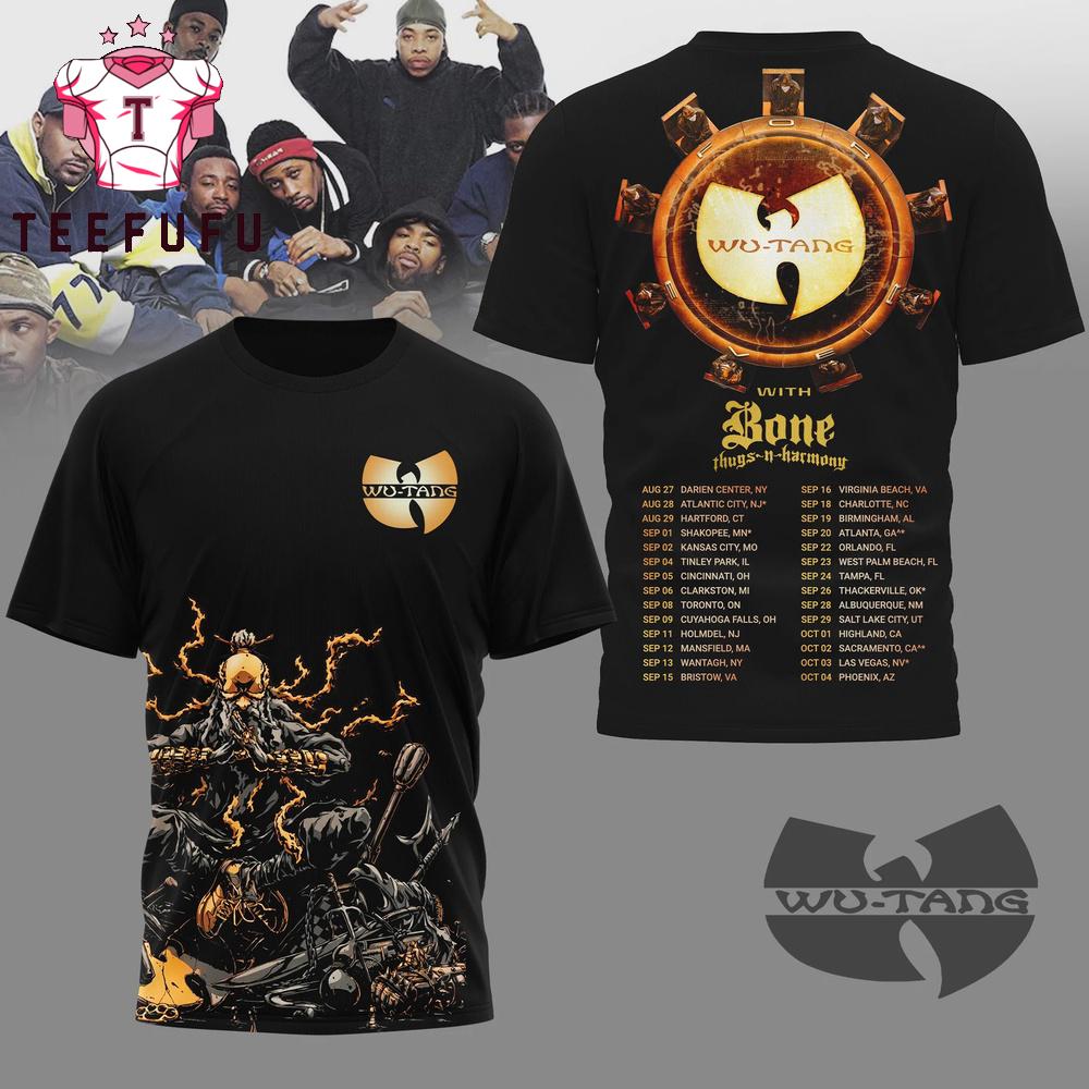 Wu-Tang Clan With Bone Thugs N Harmony 2026 T Shirt